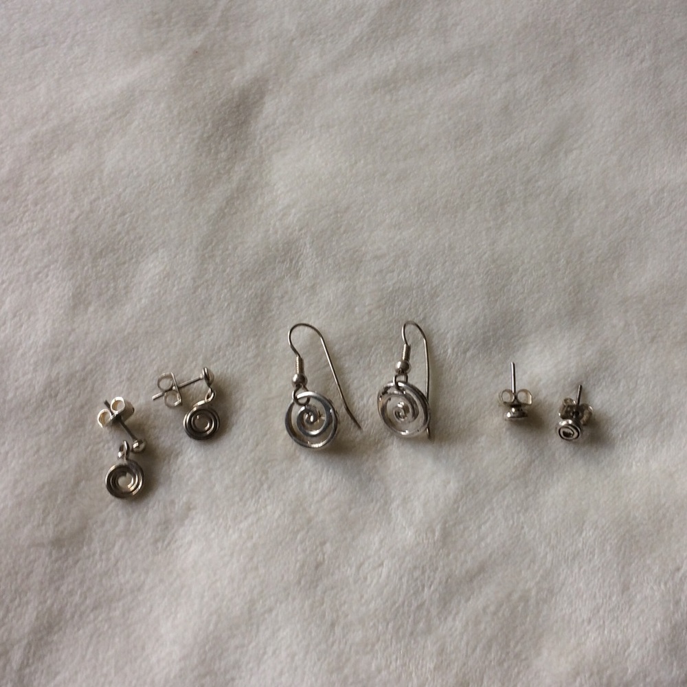 Donated. Silver Earring Bundle